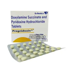 911 Global Meds to buy Generic Doxylamine Succinate + Pyridoxine Hydrochloride 10 mg + 10 mg Tablet online