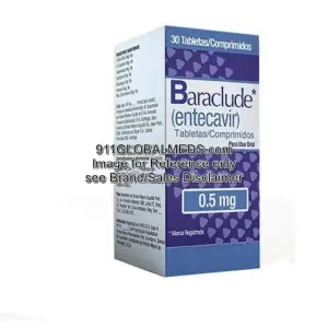 911 Global Meds to buy Brand Baraclude 0.5 mg Tablet of Bristol Myers Squibb online