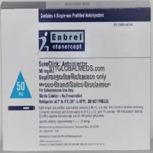 911 Global Meds to buy Brand Enbrel 50 mg / mL PFS of Pfizer online