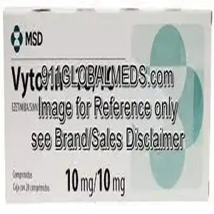 911 Global Meds to buy Brand VYTORIN 10 mg + 10 mg Tablet of MSD online