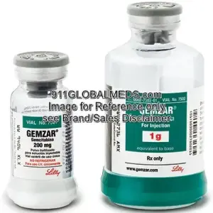 911 Global Meds to buy Brand Gemcite 1000 mg Vials of Eli Lilly online