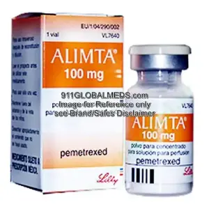 911 Global Meds to buy Brand Alimta 100 mg Vials of Eli Lilly online