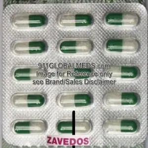 911 Global Meds to buy Brand Zavedos 25 mg Capsules of Pfizer online