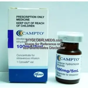 911 Global Meds to buy Brand CAMPTO 100 mg / 5 mL Vials of Pfizer online