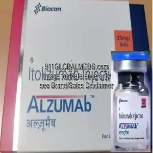 911 Global Meds to buy Brand Alzumab 25 mg / 5 mL Vials of Biocon online