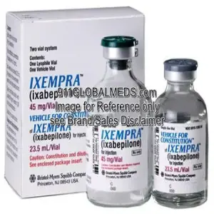 911 Global Meds to buy Brand Ixempra 45 mg Vials of Bristol Myers Squibb online