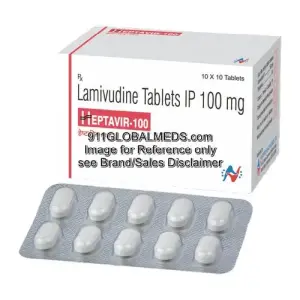 911 Global Meds to buy Generic Lamivudine 100 mg Tablet online