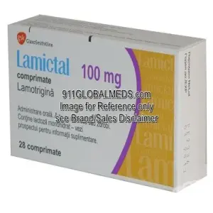 911 Global Meds to buy Brand Lamictal 100 mg Tablet of GlaxoSmithKline online