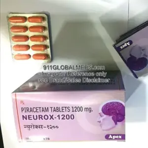 911 Global Meds to buy Generic Piracetam 1200 mg Tablet online