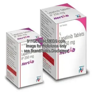 911 Global Meds to buy Generic Lapatinib 250 mg  Tablet online