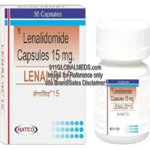 911 Global Meds to buy Generic Lenalidomide 15 mg Capsules online