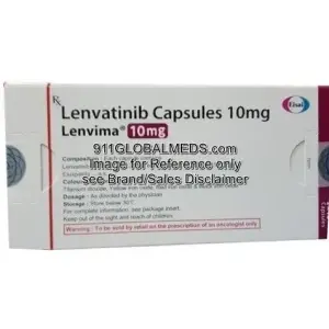 911 Global Meds to buy Brand Lenvima  10 mg Capsules of Eisai online