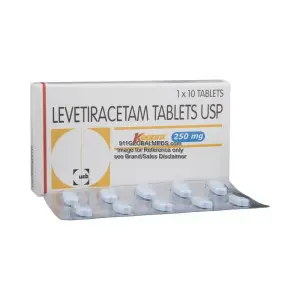 911 Global Meds to buy Brand Keppra 250 mg Tablet of UCB Pharma online