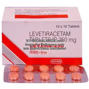 911 Global Meds to buy Generic Levetiracetam 250 mg Tablet online