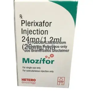 911 Global Meds to buy Generic Plerixafor 24 mg / 1.2 mL Vials online