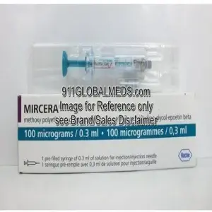 911 Global Meds to buy Brand Mircera 100 mcg / 0.3 mL Vials of Roche online
