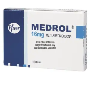911 Global Meds to buy Brand Medrol 16 mg Tablet of Pfizer online
