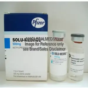 911 Global Meds to buy Brand Solu-Medrol 500 mg Vials of Pfizer online