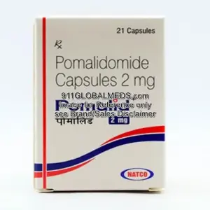 911 Global Meds to buy Generic Pomalidomide 2 mg Capsules online