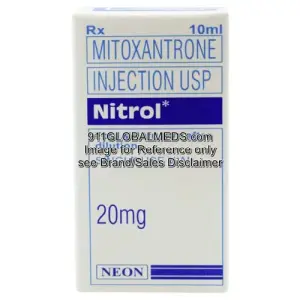 911 Global Meds to buy Generic Mitoxantrone 20 mg / 10 mL Vials online
