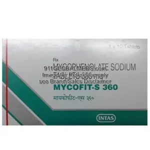 911 Global Meds to buy Generic Mycophenolic Acid 360 mg Tablet online
