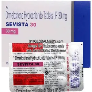 911 Global Meds to buy Brand Sevista 30 mg Tablet of Torrent online