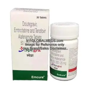 911 Global Meds to buy Generic Dolutegravir + Emtricitabine + Tenofovir Alafenamide 50 mg + 200 mg + 25 mg Tablet online