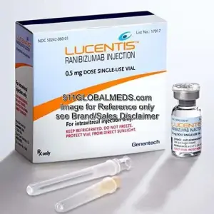 911 Global Meds to buy Brand Lucentis 0.5 mg / mL Vials of Novartis online