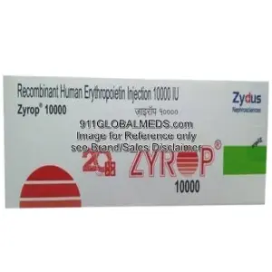 911 Global Meds to buy Generic Recombinant Human Erythropoietin Alfa / Epoetin Alfa 10000 IU Vials online