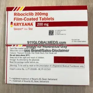 911 Global Meds to buy Brand Kryxana 200 mg Tablet of Novartis online
