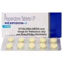 911 Global Meds to buy Generic Risperidone 3 mg Tablet online