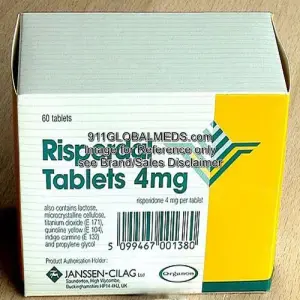 911 Global Meds to buy Brand Risperdal 4 mg Tablet of Janssen online