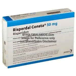 911 Global Meds to buy Brand Risperdal Consta 50 mg / 2 mL Vials of Janssen online