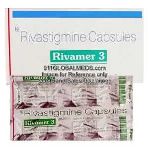 911 Global Meds to buy Generic Rivastigmine 3 mg Capsules online