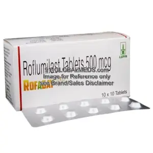911 Global Meds to buy Generic Roflumilast 500 mcg Tablet online