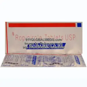 911 Global Meds to buy Generic Ropinirole Hydrochloride 0.25 mg Tablet online