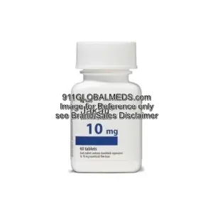 911 Global Meds to buy Brand Jakavi 10 mg Tablet of Novartis online