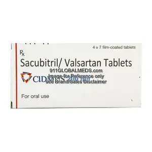 911 Global Meds to buy Generic Sacubitril + Valsartan 97 mg + 103 mg Tablet online