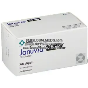 911 Global Meds to buy Brand Januvia 25 mg Tablet of MSD online