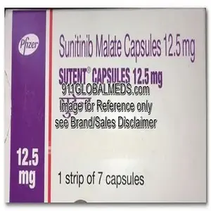 911 Global Meds to buy Brand Sutent 12.5 mg Capsules of Pfizer online
