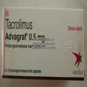 911 Global Meds to buy Brand Advagraf 0.5 mg Capsules of Astellas Pharma online