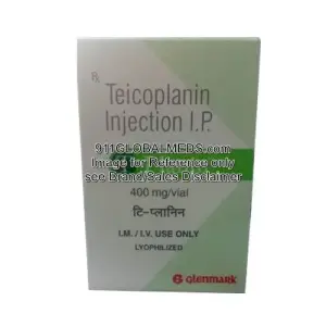 911 Global Meds to buy Generic Teicoplanin 400 mg Vials online