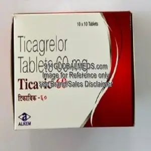 911 Global Meds to buy Generic Ticagrelor 60 mg Tablet online