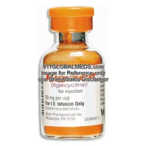 911 Global Meds to buy Brand Tygacil 50 mg / mL Vials of Pfizer online