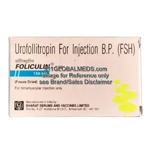 911 Global Meds to buy Generic Urofollitropin 150 IU Vials online