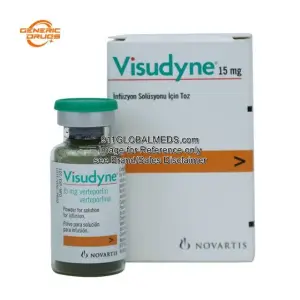 911 Global Meds to buy Brand Visudyne 15 mg Vials of Novartis online