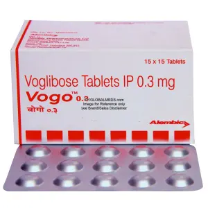 911 Global Meds to buy Generic Voglibose 0.3 mg Tablet online