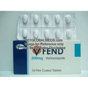 911 Global Meds to buy Brand Vfend 200 mg Tablet of Pfizer online
