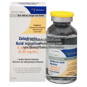 911 Global Meds to buy Generic Zoledronic Acid 5 mg / 100 mL Vials online