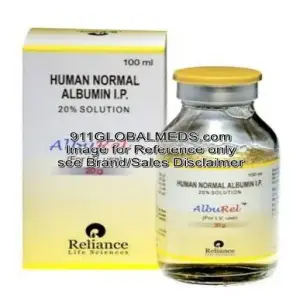 911 Global Meds to buy Generic Albumin 20% / 100 mL Bottle online